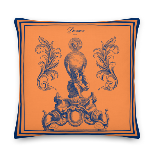 Atlas and the Celestial Sun - Premium Pillow
