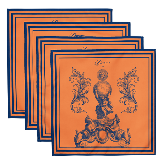 Atlas and the Celestial Sun - Napkin Set